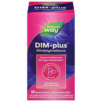 Nature's Way DIM-Plus, Vegan Capsules, 60 Each