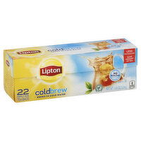 Lipton ColdBrew Iced Tea, Family Size Tea Bags, 22 Each