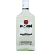 Bacardi Rum, White, 375 Millilitre