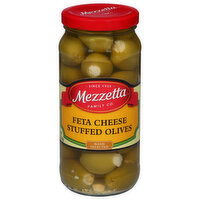 Mezzetta Olives, Feta Cheese, Stuffed, 9.5 Ounce