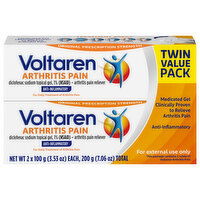 Voltaren Arthritis Pain, Original Prescription Strength, Twin Value Pack, 2 Each