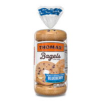 Thomas' Blueberry Sliced Bagel- Full Size Bagels, 6  count, 20 oz, 6 Each