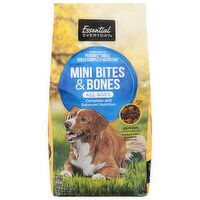 Essential Everyday Dog Food, Premium, Mini Bites & Bones, All Ages, 4 Pound