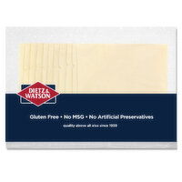 Dietz & Watson Deli-Sliced White American Cheese, 1 Pound