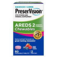 PreserVision Areds 2, Chewable Tablets, Mixed Berry, 60 Each