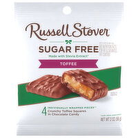 Russell Stover Sugar Free Toffee, 4 Each