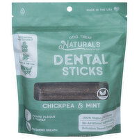 Dog Treat Naturals Dog Treats, Dental Sticks, Chickpea & Mint, 9.7 Ounce