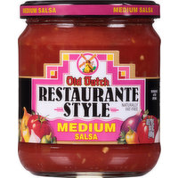 Old Dutch Salsa, Medium, Restaurante Style, 16 Ounce