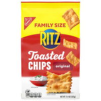 Ritz Chips, Taosted, Original, Family Size, 11.4 Ounce