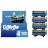 Gillette ProGlide Razor Refills for Men, 4 Razor Blade Refills, 4 Each