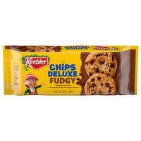 Keebler Chips Deluxe Cookies, Fudgy, 9.6 Ounce