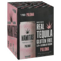 Mamitas Tequila & Soda, Paloma, 4 Pack, 4 Each