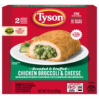 Tyson Breaded & Stuffed Chicken Broccoli & Cheese, 2 Each