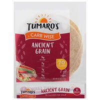 Tumaro's Carb Wise Wraps, Ancient Grain, 8 Each