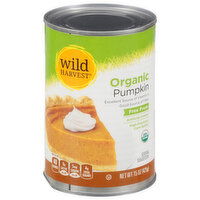 Wild Harvest Pumpkin, Organic, 15 Ounce