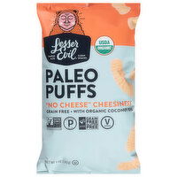 LesserEvil Puffs, Paleo, Organic, No Cheese Cheesiness, 5 Ounce