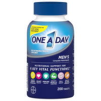 One A Day Multivitamin/Multimineral Supplement, Men's, Tablets, 200 Each