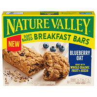 Nature Valley Breakfast Bars, Blueberry Oat, Soft Baked, 5 Each