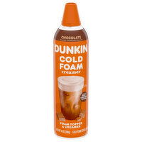 Dunkin' Coffee Creamer, Chocolate, Cold Foam, 14 Ounce