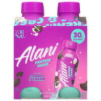 Alani Protein Shake, Cookies & Cream, 4 Each