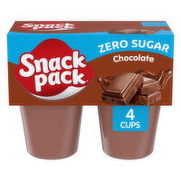 Snack Pack Zero Sugar Chocolate Pudding Cups Zero Sugar Chocolate Pudding Cups, 13 Ounce
