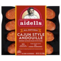 Aidells Cajun Style Andouille Smoked Pork Sausage Links, 12 Ounce