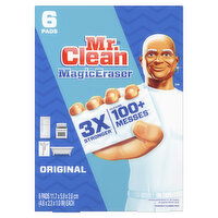 Mr. Clean Magic Eraser Mr. Clean Magic Eraser Sponge, All Purpose Cleaner, Original, 6ct, 6 Each