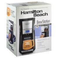 Hamilton Beach Brew Station Coffeemaker, Dispensing, 12 Cup, 1 Each