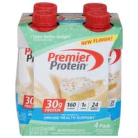 Premier Protein High Protein Shake, Cake Batter Delight, 4 Pack, 4 Each