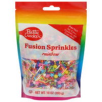 Betty Crocker Fusion Sprinkles, Rainbow, 10 Ounce