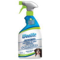 Woolite Pet Stain & Odor Remover, + Sanitize, Advanced, 22 Fluid ounce