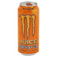 Monster Juice Energy Drink, Khaos, 16 Ounce