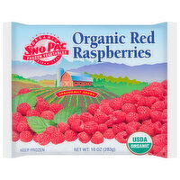 Sno Pac Raspberries, Organic, Red, 10 Ounce