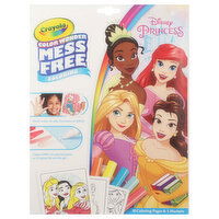 Crayola Coloring Pages & Markers, Disney Princess, 1 Each