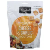 Essential Everyday Croutons, Cheese & Garlic, Restaurant Style, 5 Ounce