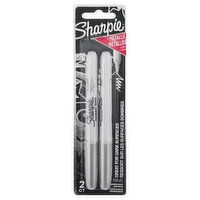 Sharpie Permanent Marker, Metallic Colors, Fine, 2 Each