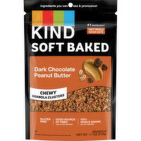 Kind Granola Clusters, Dark Chocolate Peanut Butter, Chewy, Soft Baked, 11 Ounce