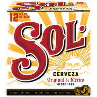 Sol Beer, Cerveza, 12 Each