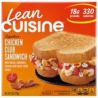 Lean Cuisine Classic Chicken Club Sandwich, 6 Ounce