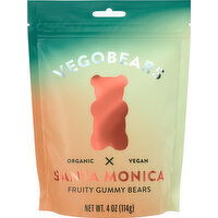 Vegobears  Gummy Bears, Fruity, Santa Monica, 4 Ounce