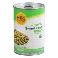 Wild Harvest Sweet Peas, Organic, 15 Ounce