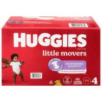 Huggies Little Movers Disney Baby Size 4 (22-37 lb) Diapers (22-37 lbs (10-17 kg)), 66 Each