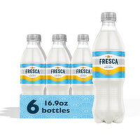 Fresca Grapefruit Citrus Sparkling Soda Water Bottles, 6 Each