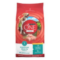 ONE Dry Dog Food Purina One Plus Digestive Health Formula Dry Dog Food Natural with Added Vitamins, Minerals and Nutrients, 8 Pound