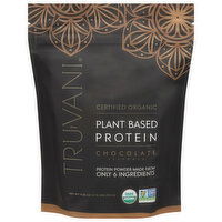 Truvani Organic Plant Based Chocolate Flavored Protein Powder, 11.82 Ounce