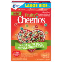 Cheerios Cereal, Fruity, Large Size, 14.2 Ounce