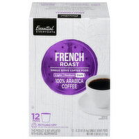 Essential Everyday Single Serve Pods 100% Arabica Dark French Roast Coffee, 12 Each