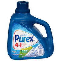 Purex Detergent, 4 in 1, Concentrated, Mountain Breeze, 150 Fluid ounce