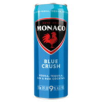 Monaco Blue Crush, Vodka Cocktail, 12 Ounce