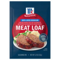 McCormick 30% Less Sodium Meat Loaf Seasoning Mix, 1.25 Ounce